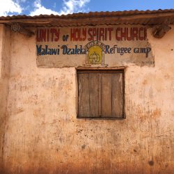 dzaleka refugee camp - church
